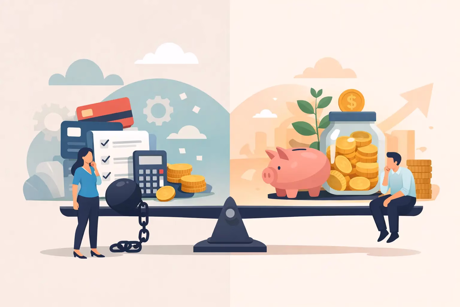 Debt Payoff Versus Saving: Which First?